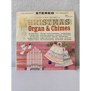 Christmas Organ & Chimes Merlin Jonathan Wilson 1962 Vinyl LP Grand Prix KX-4